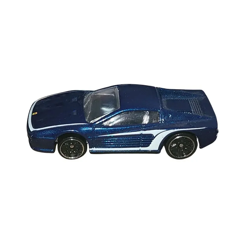 2011 Hot Wheels Ferrari F512M Blue 1:64 Diecast 2 7/8